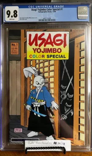 Usagi Yojimbo Color Special #1 9.8 CGC KEY: Anthology of stories featuring Usagi Yojimbo