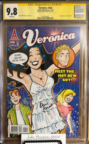 Veronica #202 9.8 CGC SS Signed by Dan Parent! KEY: 1st app of Kevin Keller, the first openly gay Archie character