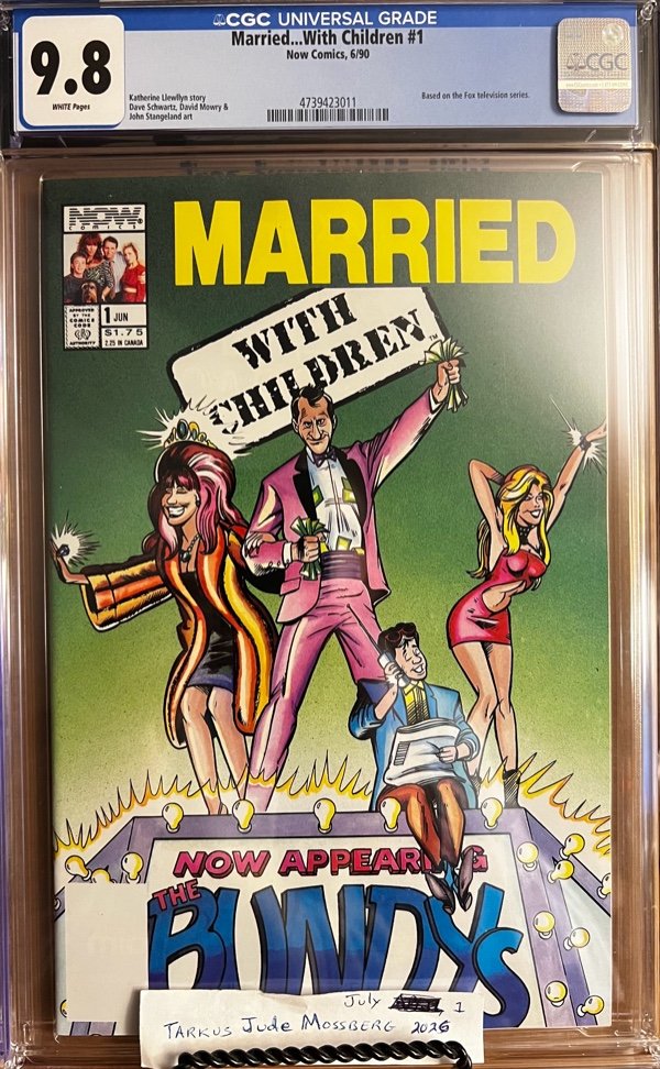 Married...with Children #1 9.8 CGC KEY: Based on the Fox television series.