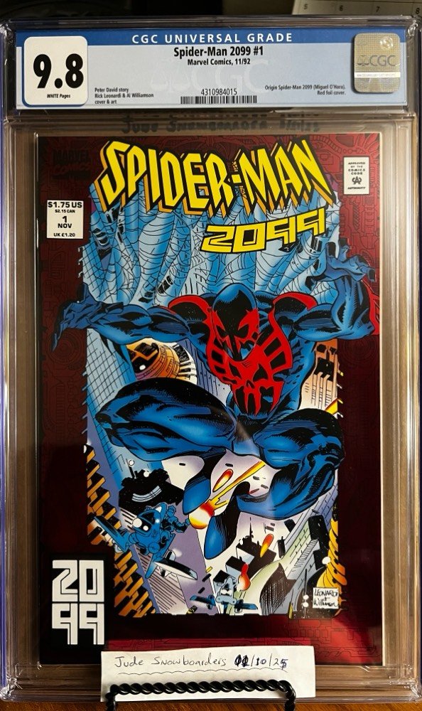 Spider-Man 2099 #1 9.8 CGC KEY: 1st app and origin of Spider-Man 2099!