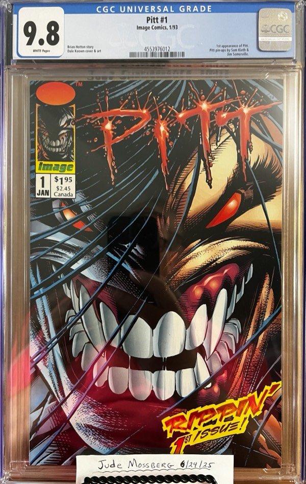 Pitt #1 9.8 CGC KEY: 1st app of Pitt