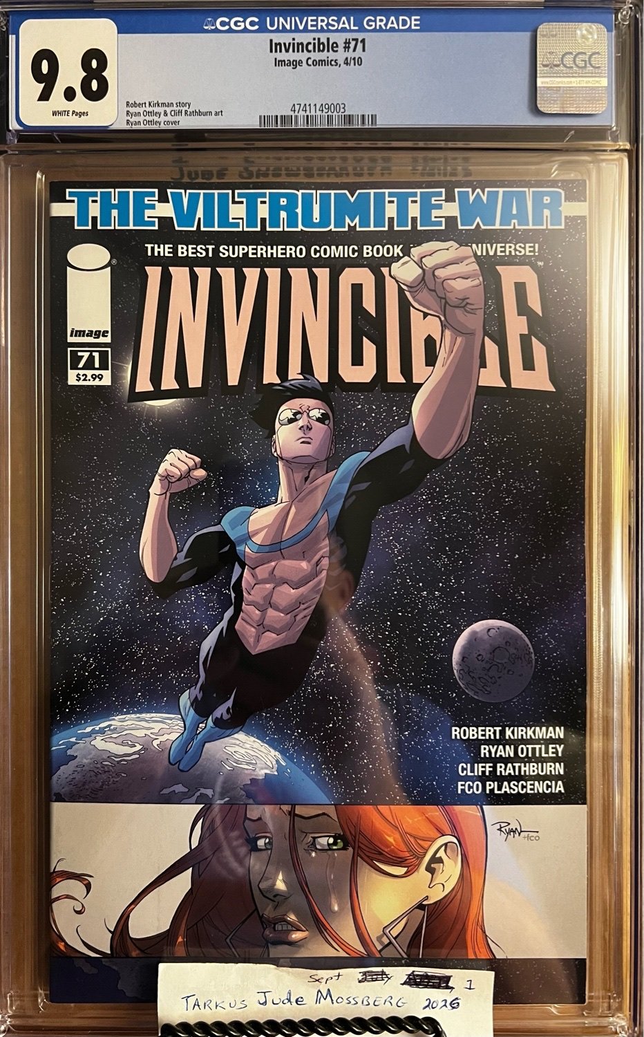 Invincible #71 9.8 CGC KEY: Viltrumite War part one